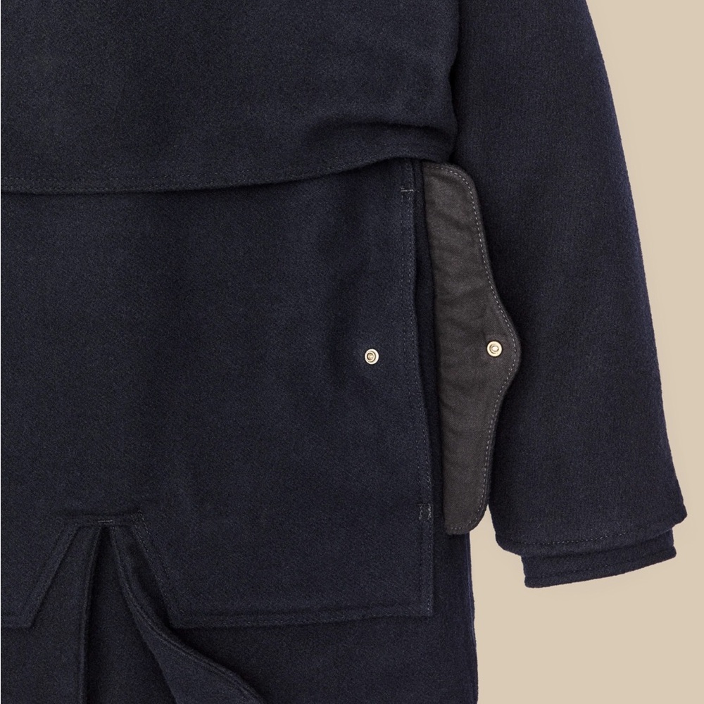 Filson LINED MACKINAW WOOL PACKER COAT with shearling collar - Picture 8 of 10